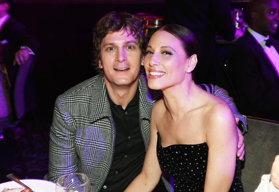 Rob Thomas and his wife Marisol Thomas in 2019.  (Photo: Kevin Mazur/Getty Images for The Recording Academy)