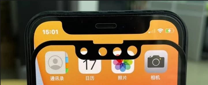 預計iPhone13瀏海會微幅縮小。（圖／翻攝macrumors）