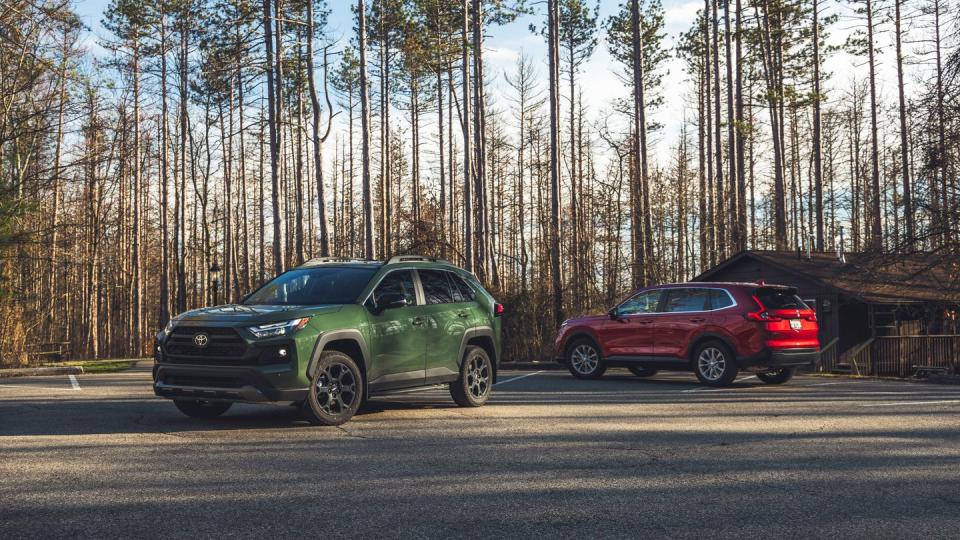 2024 honda crv exl vs 2024 toyota rav4 trd offroad