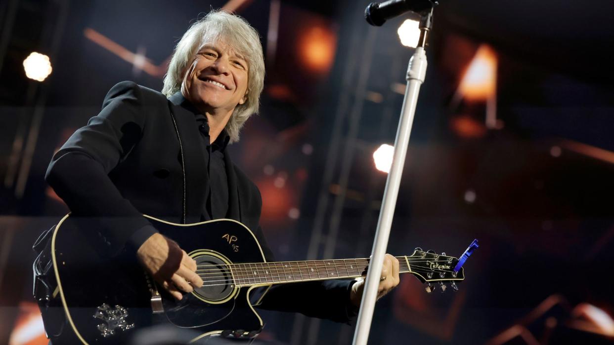  Jon Bon Jovi performs onstage. 