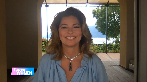 Shania Twain spoke about her struggles with her voice on 'Loose Women'. (ITV)