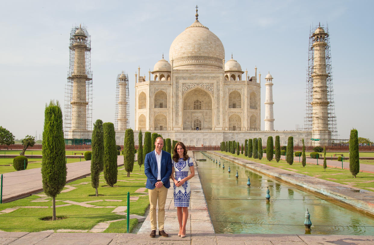 At the Taj Mahal