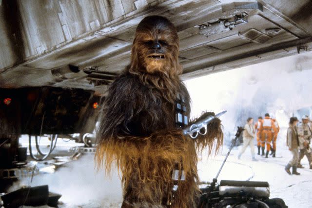 <p>RGR Collection / Alamy</p> Chewbacca in 1980's 'The Empire Strikes Back'