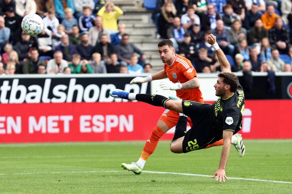 Santiago Giménez ha lucido con el Feyenoord y se mantiene como máximo goleador de la Eredivisie. (Foto: ANP via Getty Images)