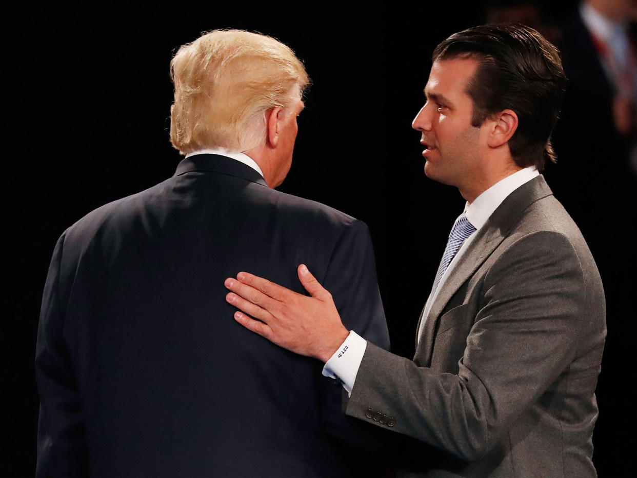 Donald Trump Jr's meeting with a Russian lawyer is being examined: Getty