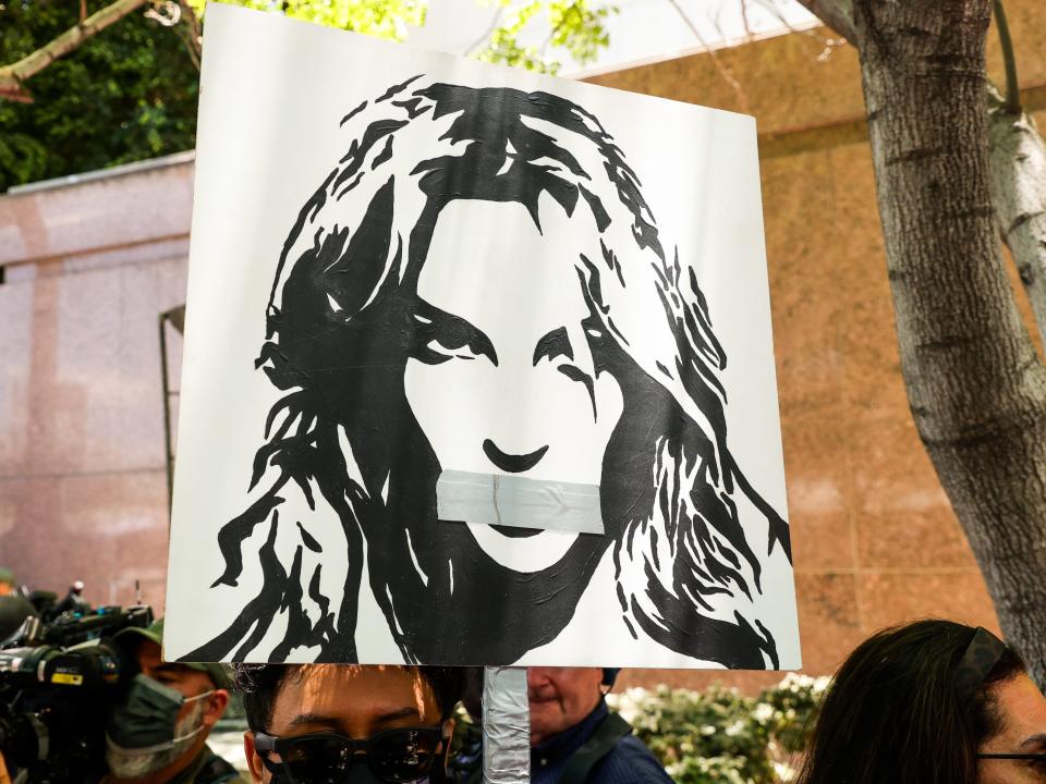 Free Britney Protest Sign