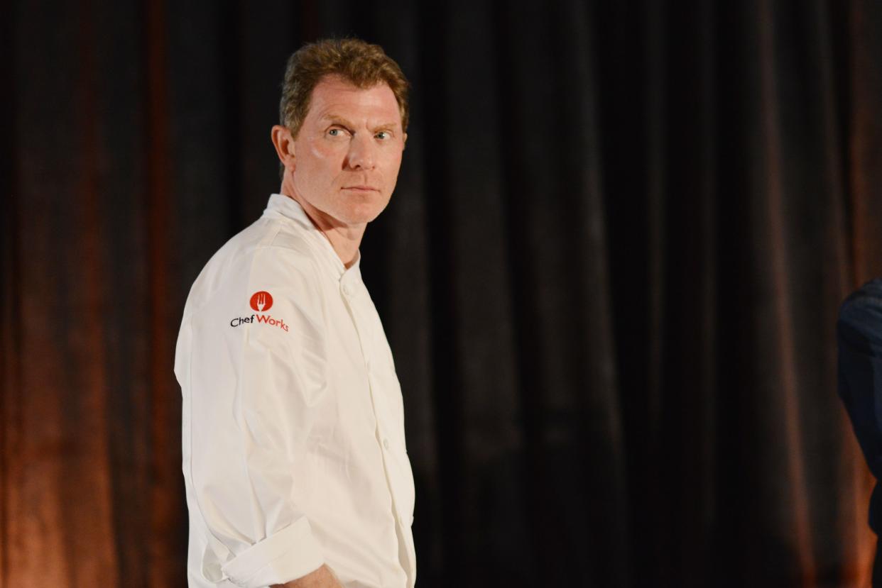 Chef Bobby Flay attends a Tribute Dinner Honoring Jonathan Waxman, Rob Sands and Richard Sands.