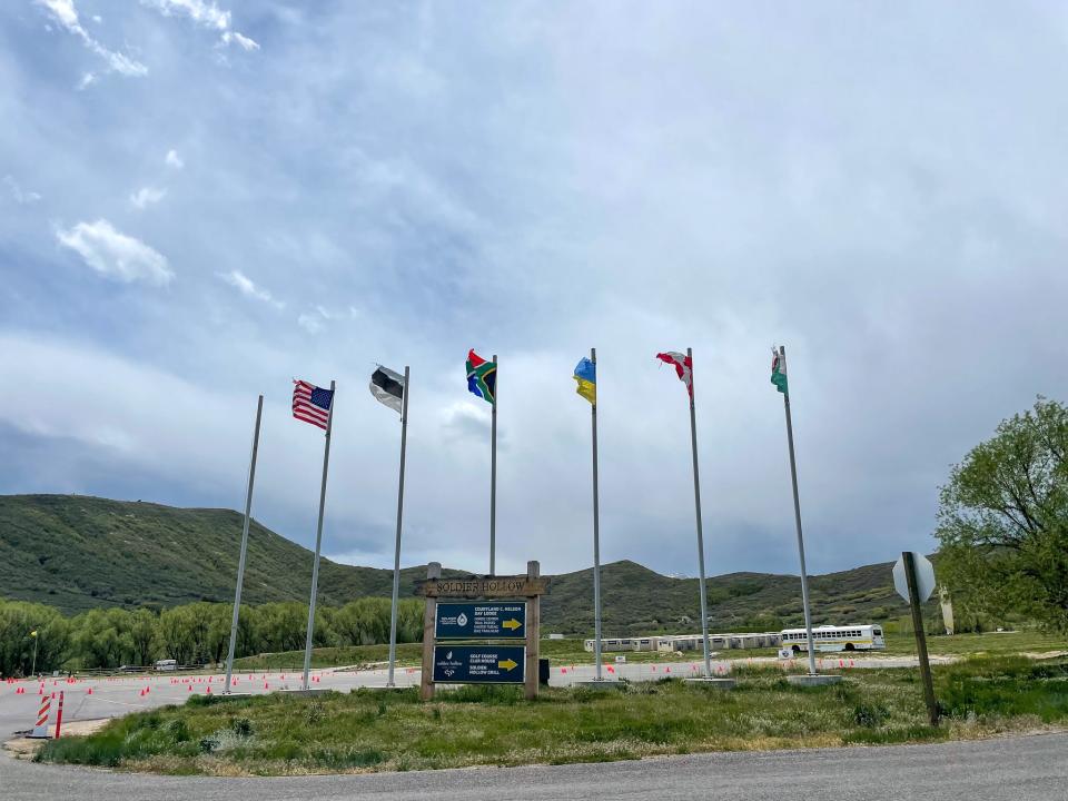 The entrance to Midway's Nordic center.