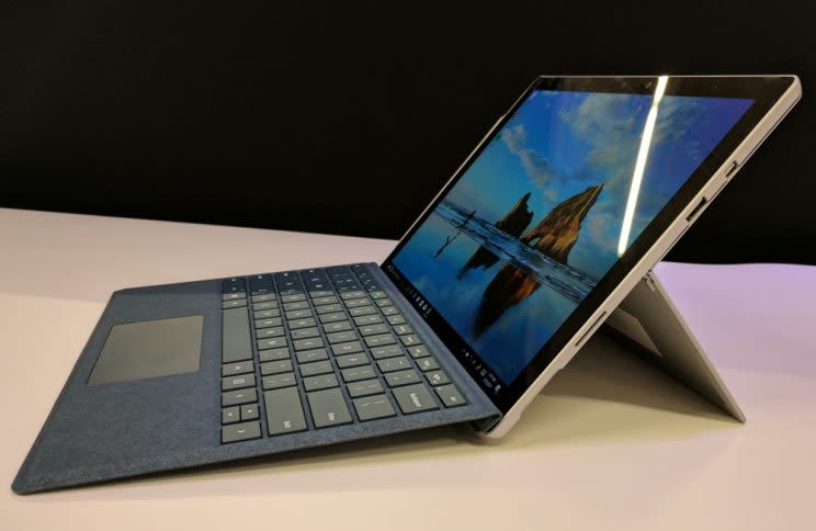 The Surface Pro 5and Pro.