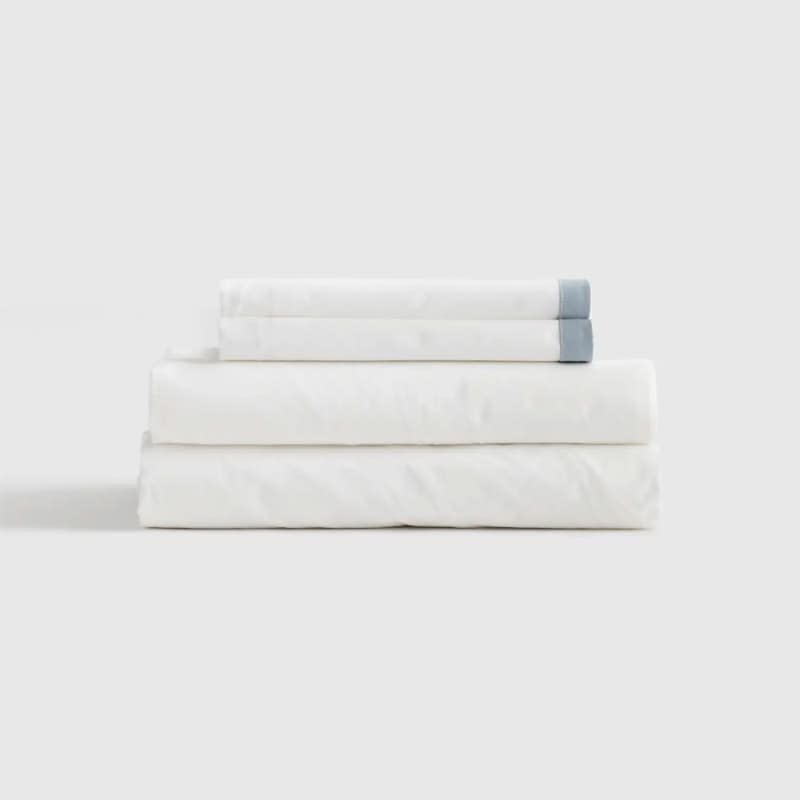 Luxury Organic Sateen Border Sheet Set