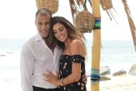 <p>The couple hit it off on Season 3 of <em>BiP</em> and left Paradise with an engagement ring <a href="https://www.bustle.com/p/do-lace-grant-still-have-their-grace-tattoos-these-bachelor-in-paradise-stars-made-a-big-move-together-7814170" rel="nofollow noopener" target="_blank" data-ylk="slk:and matching “Grace” tattoos" class="link ">and matching “Grace” tattoos</a> (as in, their couple name...I know 😂). A few months later, the two parted ways in a mutual split—although Grant has since said <a href="https://www.usmagazine.com/entertainment/news/bachelorettes-grant-kemp-lace-morris-romance-was-volatile-w470397/" rel="nofollow noopener" target="_blank" data-ylk="slk:their relationship was “volatile.”" class="link ">their relationship was “volatile.”</a></p>
