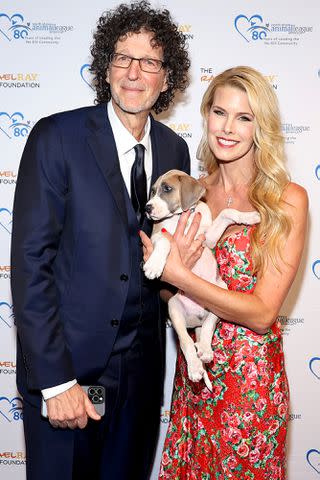 <p>Jamie McCarthy/Getty</p> Howard Stern and Beth Stern