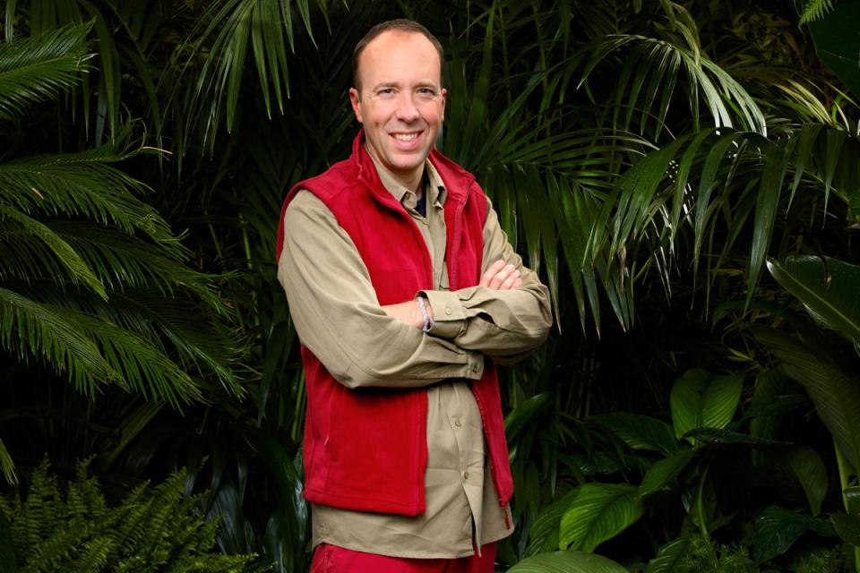 Some viewers have complained that I’m A Celebrity is turning into the Matt Hancock show (ITV)