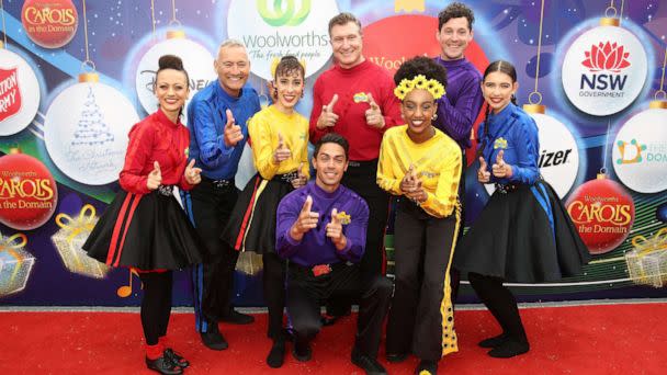 PHOTO: The Wiggles pose on the red carpet at The Royal Botanic Gardens on Dec. 17, 2022, in Sydney, Australia. (Don Arnold/WireImage via Getty Images, FILE)