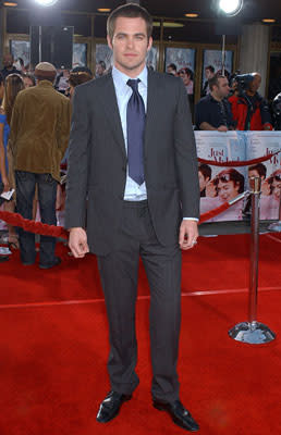 Chris Pine at the Los Angeles premiere of 20th Century Fox's Just My Luck