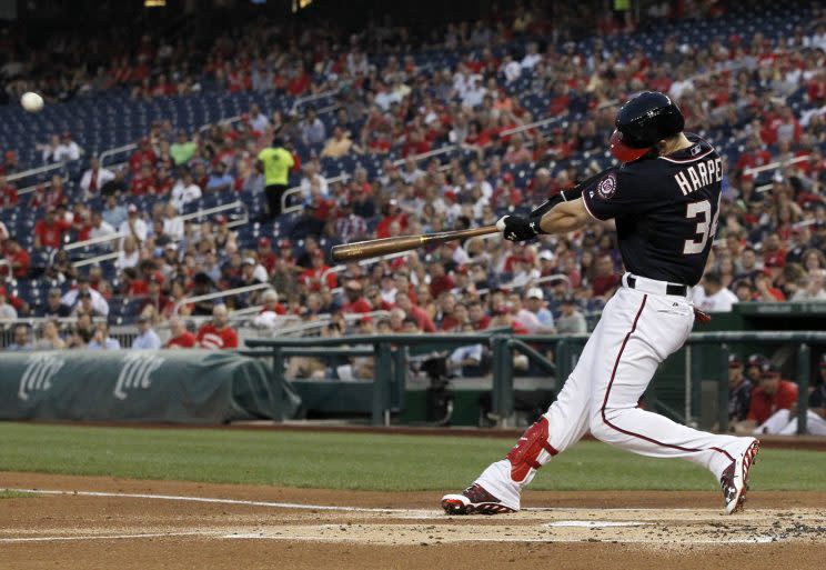 Bryce Harper quieted the doubters with an exceptional 2015. (AP Photo)