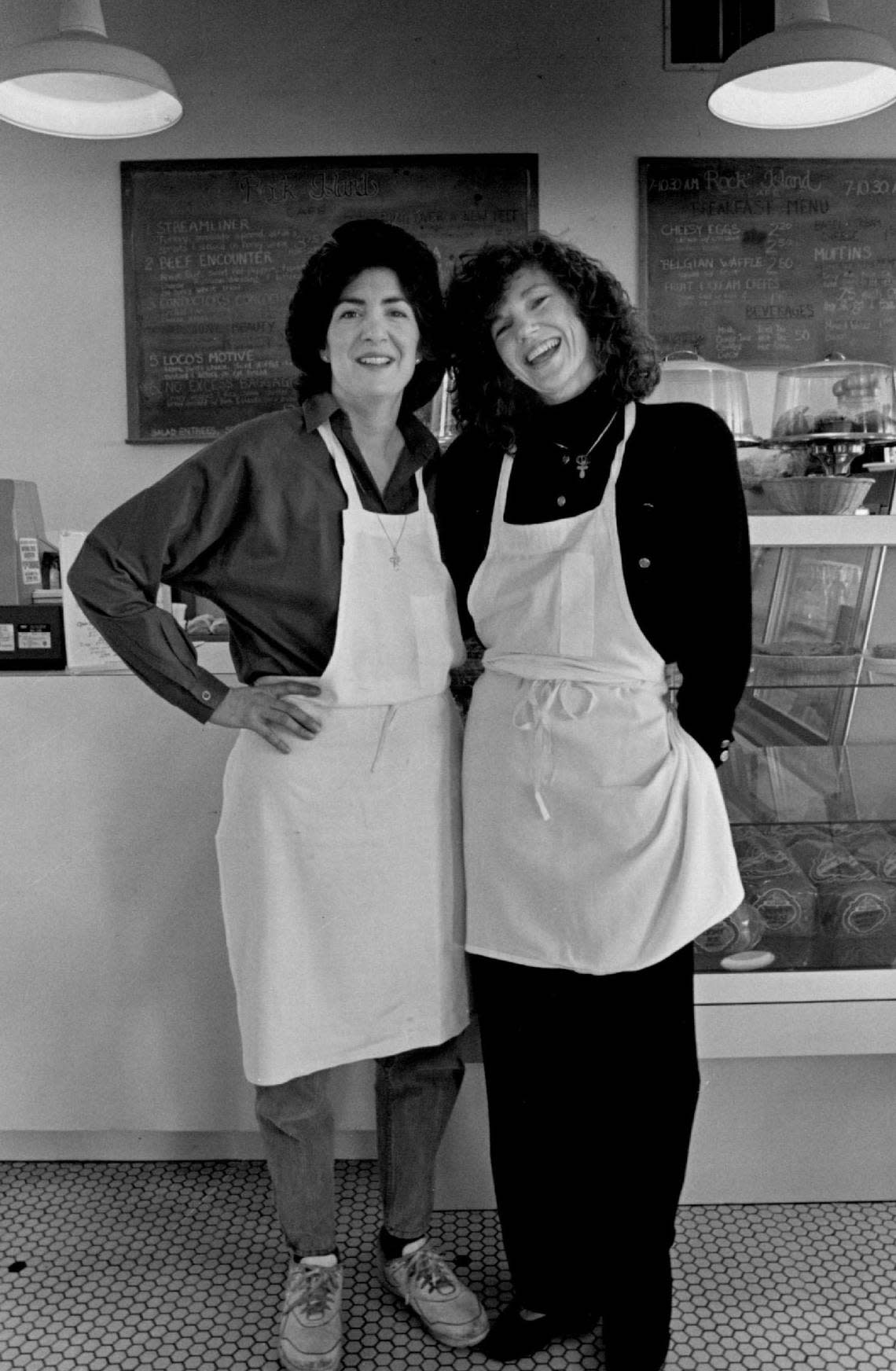 Janet Cohlmia and Chris Cohlmia (now Farha) opened Rock Island Cafe together in March of 1985. Theirs was one of the first successful restaurants in the burgeoning Old Town district.