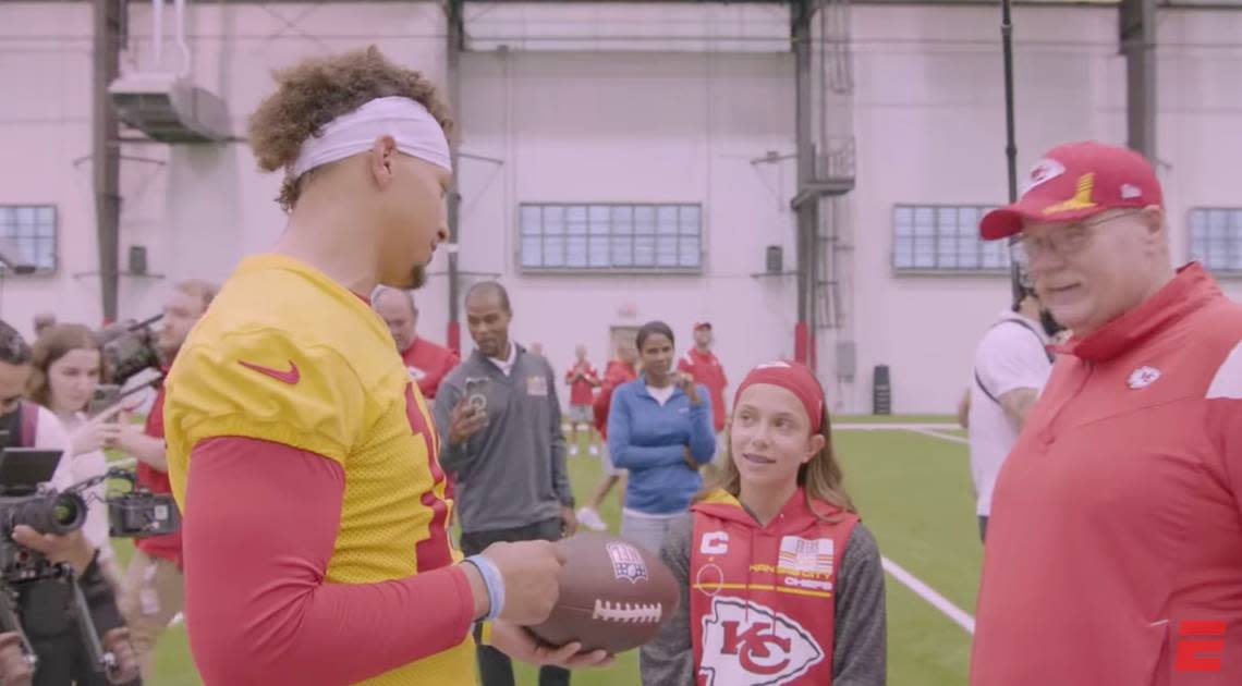 Here is the ESPN ‘My Wish’ video starring Chiefs quarterback Patrick