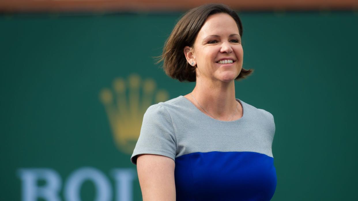 Lindsay Davenport at the 2016 BNP Paribas Open Hall of Fame Ceremony