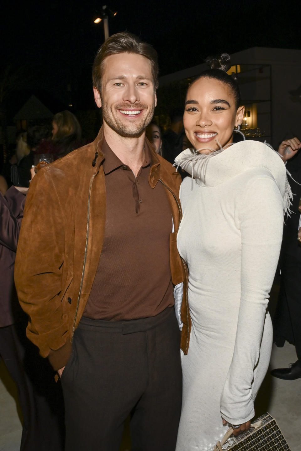 Glen Powell and Alexandra Shipp