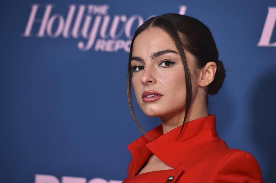 Addison Rae arrives at The Hollywood Reporter's Women in Entertainment Gala on Wednesday, Dec. 7, 2022, at Fairmont Century Plaza in Los Angeles. (Photo by Jordan Strauss/Invision/AP)