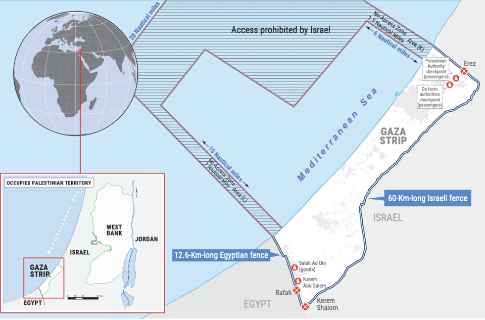 The Gaza strip. (UN)