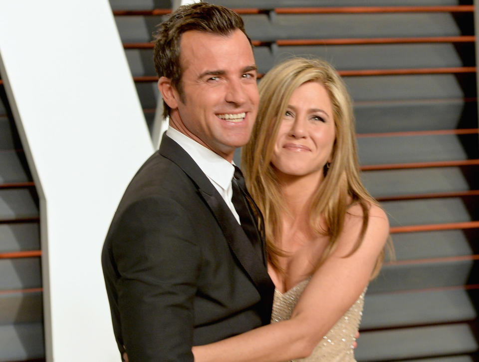 Justin Theroux and Jennifer Aniston were together from 2011 until late 2017. Photo: Getty Images