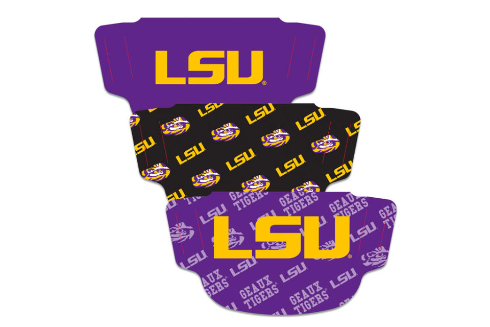 wincraft, face masks, sports, lsu