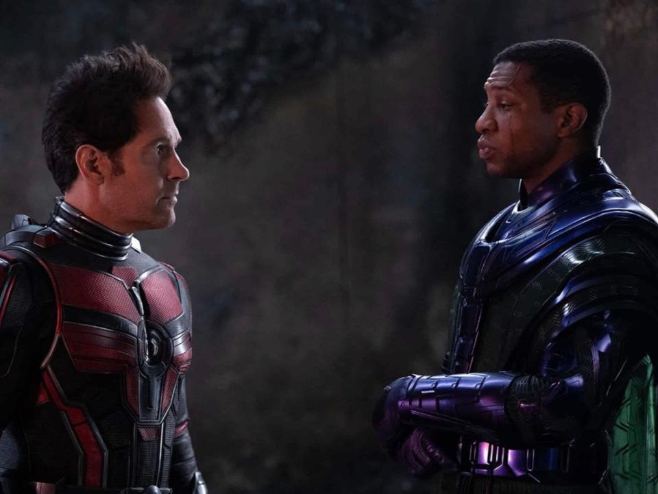 Paul Rudd and Jonathan Majors in ‘Ant-Man and the Wasp: Quantumania’ (Marvel Studios)