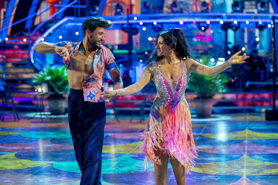 Ranvir Singh and Giovanni Pernice danced together. (BBC)