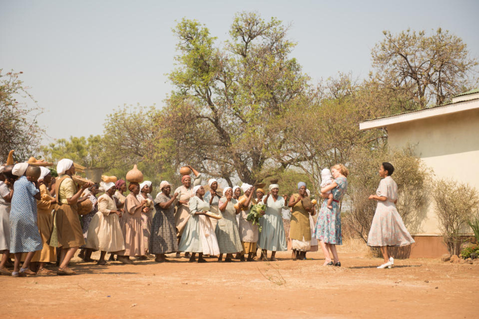 Ruth later became Botswana's First Lady when Seretse became the Prime Minister of Botswana (Pathe)