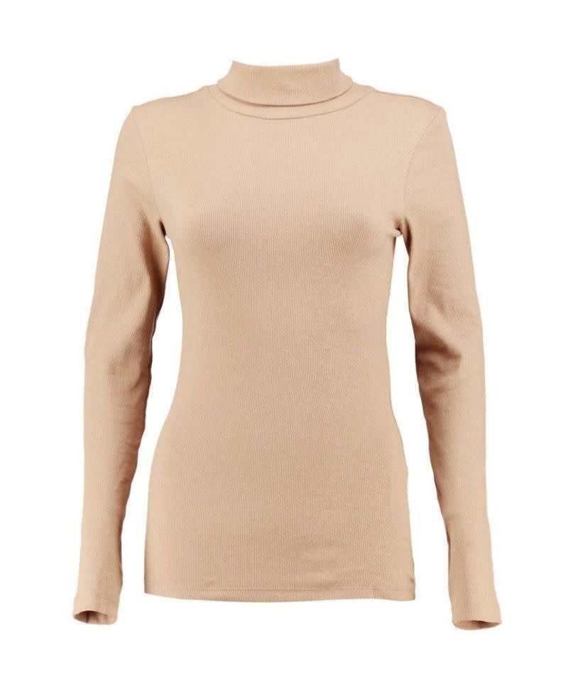 Col roulé « Boohoo Alice Premium Ribbed Roll Neck »