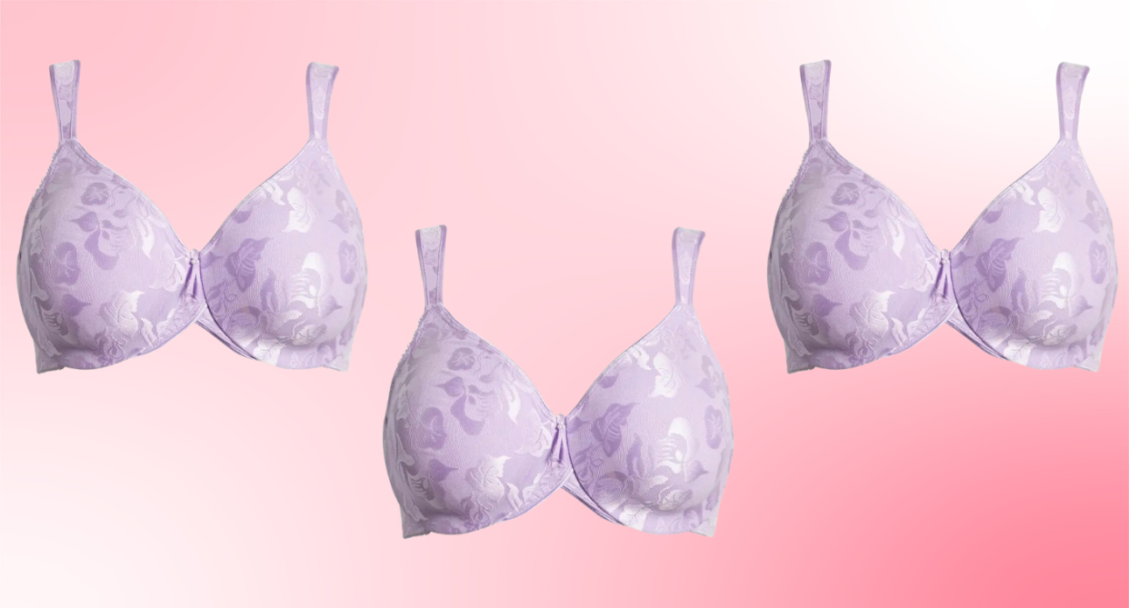 purple bras on pink background Nordstrom bra sale