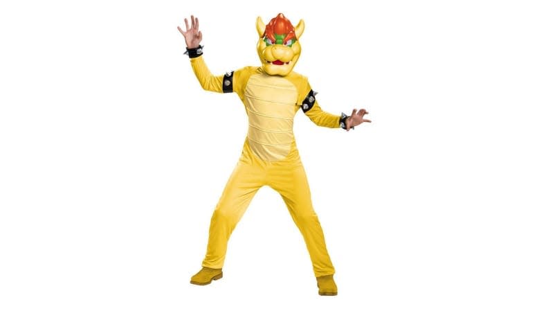 Your kid will feel like a King Koopa in this Bowser getup.