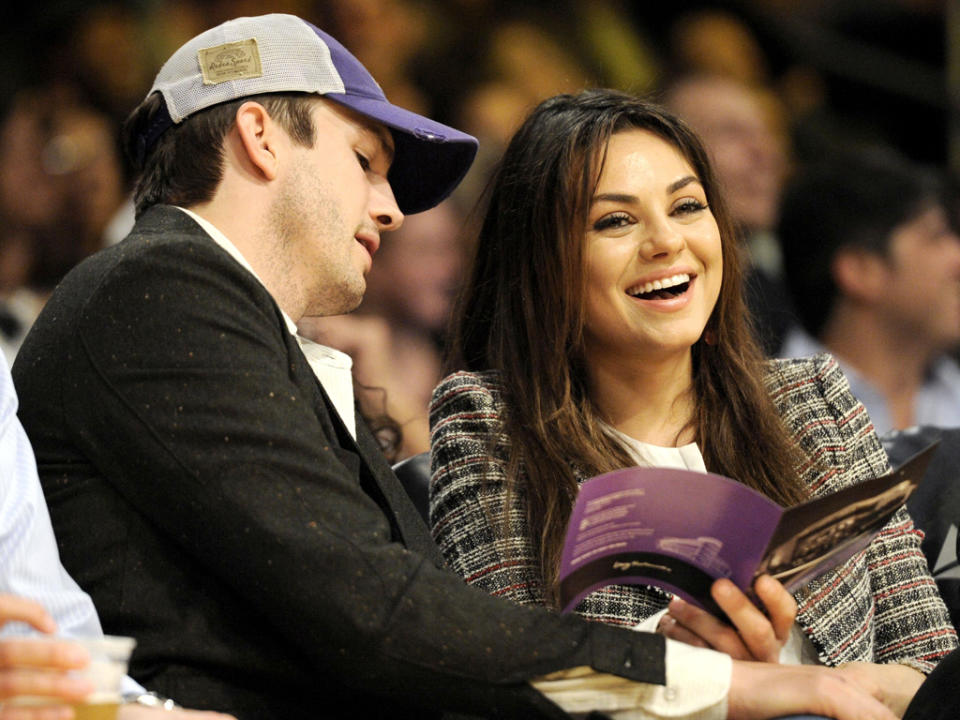 Ashton Kutcher and Mila Kunis