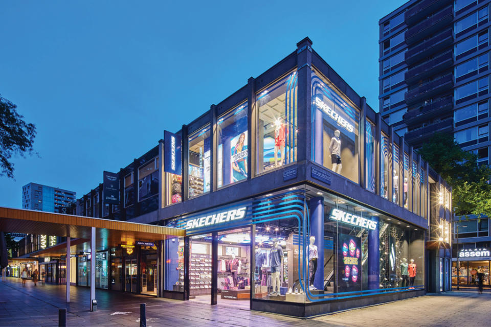 Skechers opened a flagship store in Rotterdam, Netherlands, in August 2022. - Credit: Courtesy of Skechers