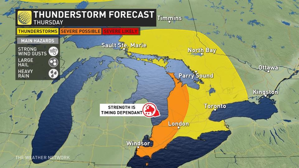 ON Storm Risk Thurs