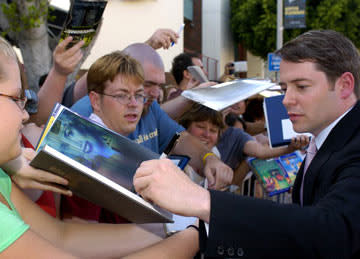 Matthew Broderick signs autographs at the Los Angeles premiere of Paramount's The Stepford Wives