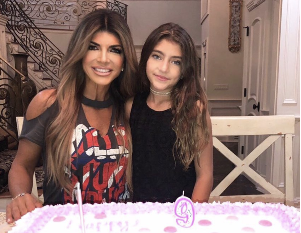 Teresa Giudice is in hot water (again) for letting her nine-year-old daughter wear a crop top. <em>(Photo via Instagram)</em>