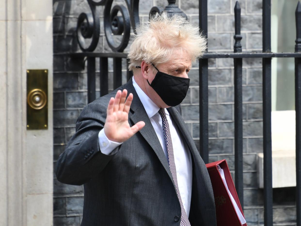 Boris Johnson leaves No 10 (PA)