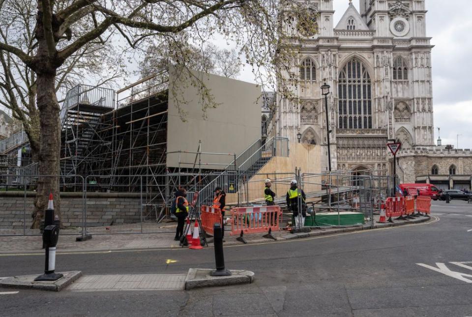 london prepares for the coronation of king charles iii and the queen consort