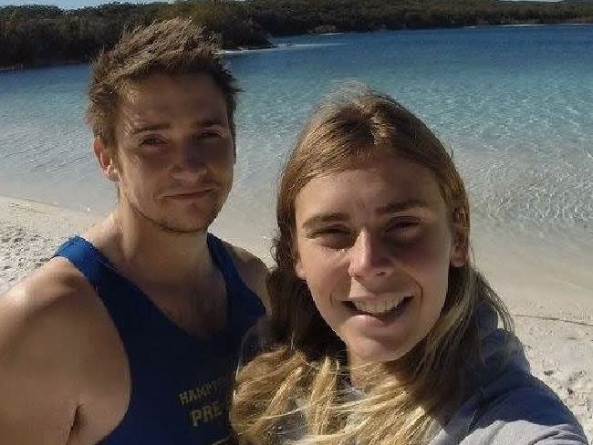 Elly was meant to fly home this week and jet off to New Zealand with her boyfriend Luke. Photo: Facebook