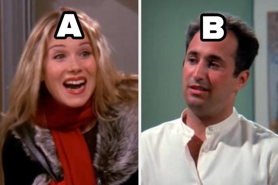 A and b characters from "Friends"