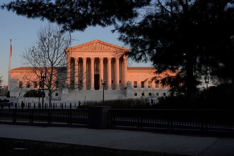 FILE PHOTO: The U.S. Supreme Court is seen in Washington