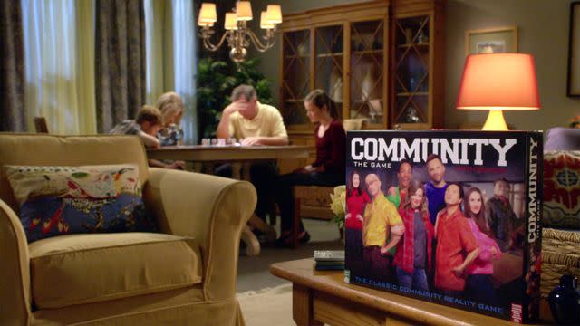 NBC The final scene of the 'Community' finale, 'Emotional Consequences of Broadcast Television'