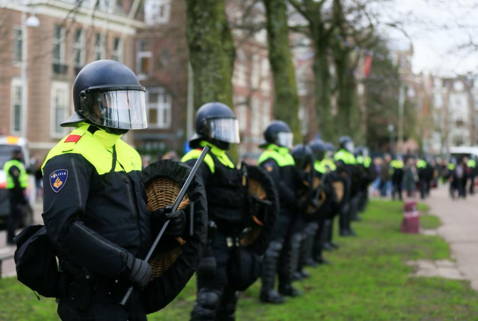 protests coronavirus lockdowns Amsterdam Netherlands