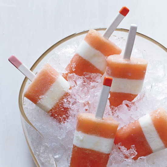 Nectarine-Buttermilk Pops