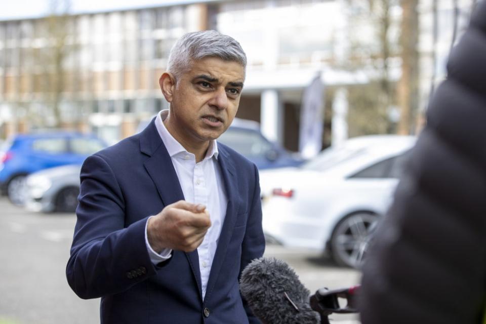 Sadiq Khan has repeatedly warned about the dangers of poor air quality (Liam McBurney/PA) (PA Wire)