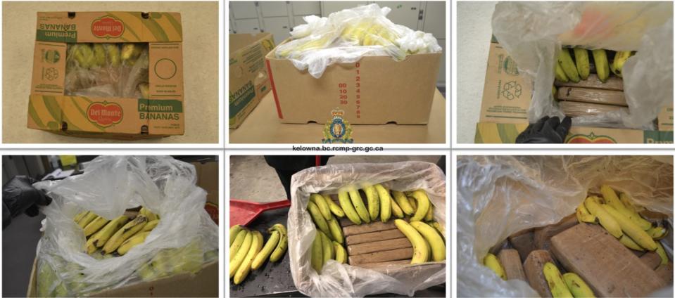 Grocers received cocaine in boxes of bananas