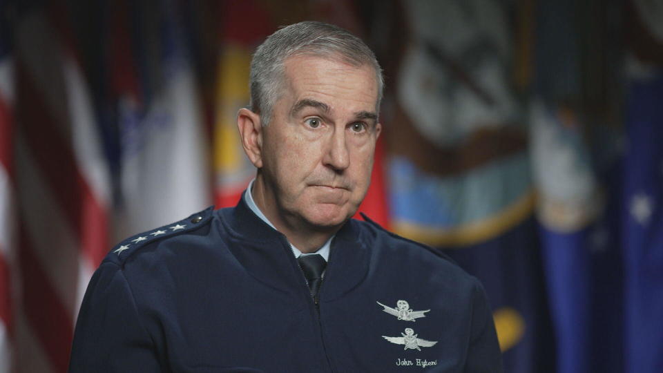 Vice Chairman of the Joint Chiefs of Staff General John Hyten interviewed by CBS News' David Martin 